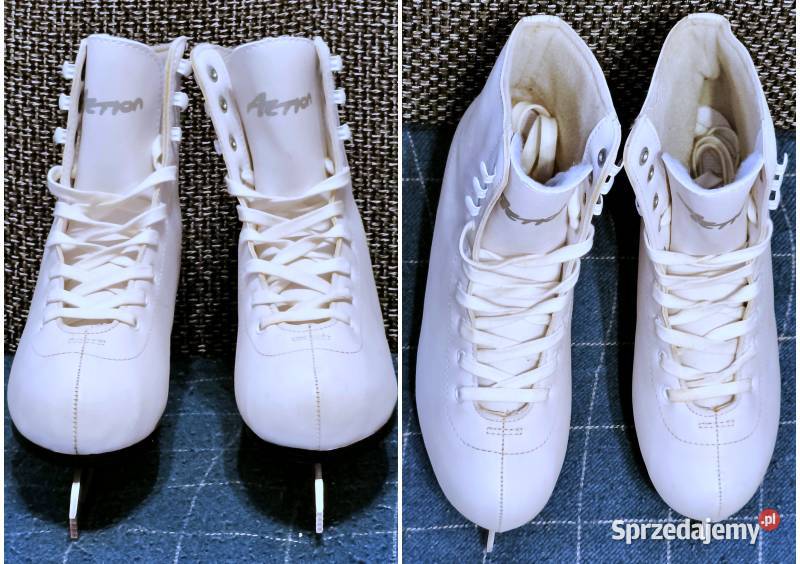 Łyżwy figurowe firmy Action rozmiar 38 wkładki Piotrków Trybunalski sprzedam