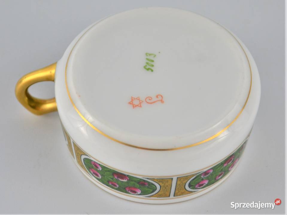 Secesyjna filiżanka mocca Lettin Baensch Warszawa