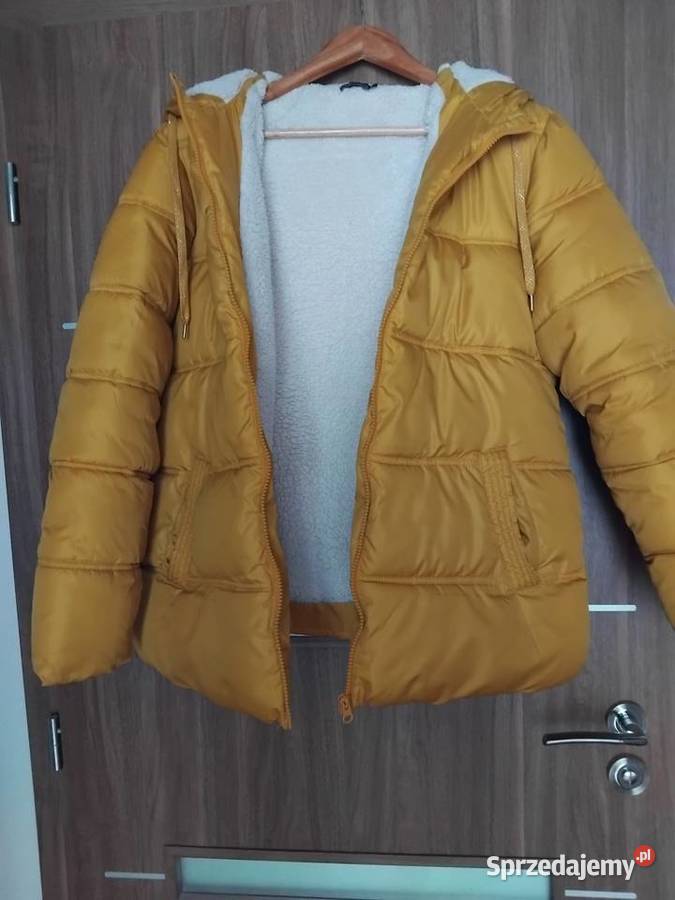 Damska kurtka zimowa żółty/złoty Kurtki i płaszcze Kielce
