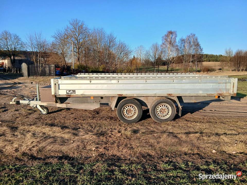Przyczepa BOCKMANN 27 t Burty alu Tandem Laweta Starogard Gdański sprzedam