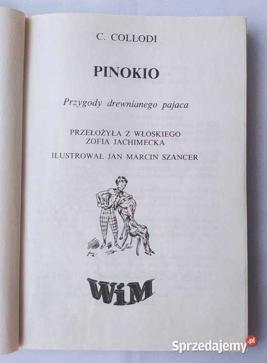 PINOKIO Carlo Collodi Rok wydania 1993