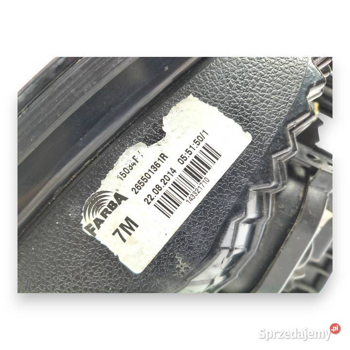 LAMPA PRAWA Renault Twingo III tylna tylnia tył osobowe Chełm sprzedam
