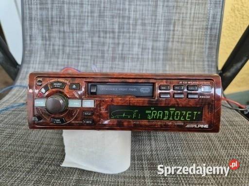Radio ALPINE TDA7550RG drewno Mercedes r107 w126