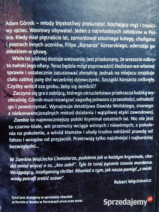 Zombie książki używane antykwariaty Warszawa sprzedam