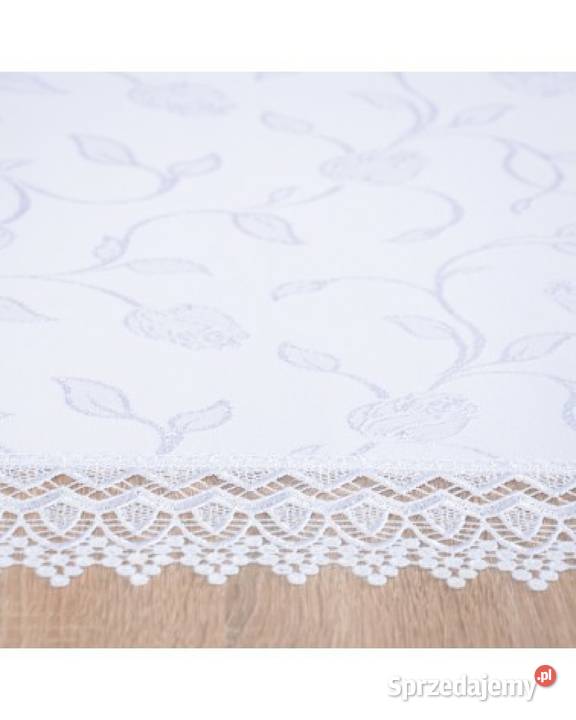 Obrus z gipiurą okrągly średnica 100 sprzedam