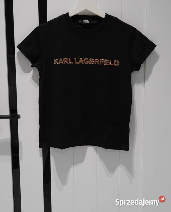 Karl Lagerfeld śliczna bluzka mieniące kamyczki Wrocław