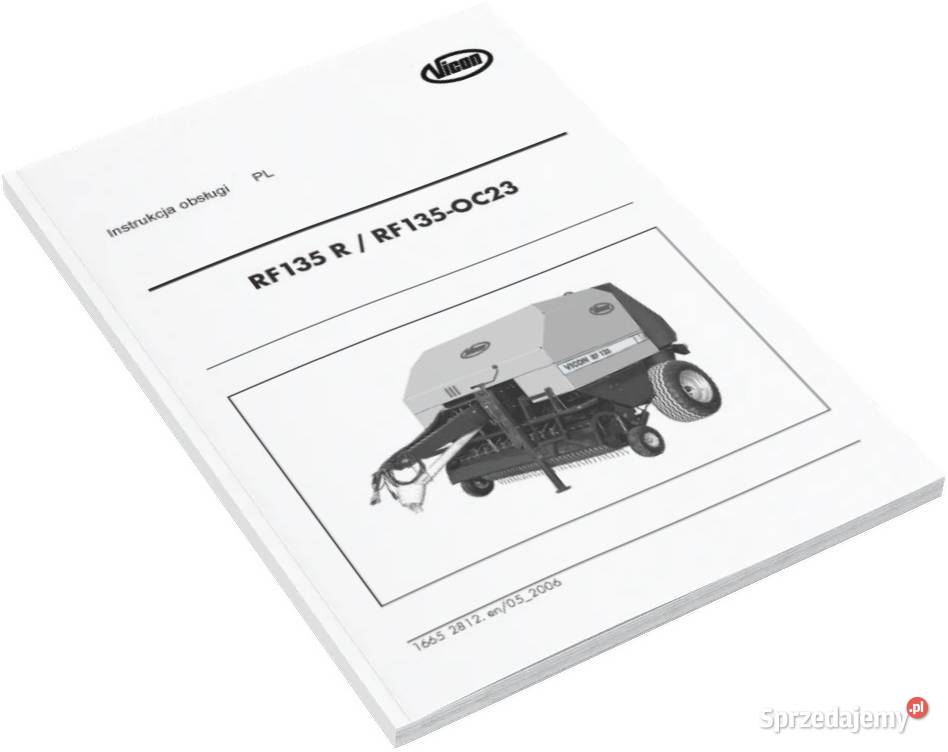 Vicon Instrukcja Kverneland RF 135 121 125 122 Szamotuły