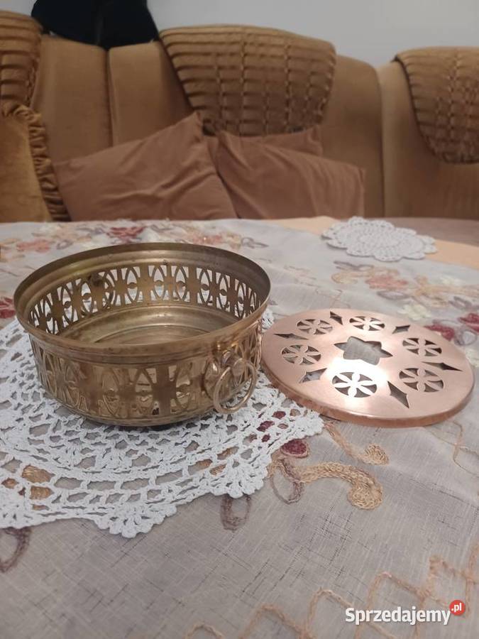 Ładny podgrzewacz Miedź mosiądz Pozostałe wielkopolskie Poznań