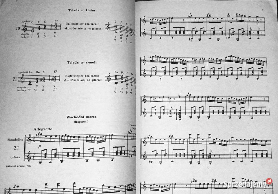 Studium gry akordowej na gitarze Kazimierz sprzedam