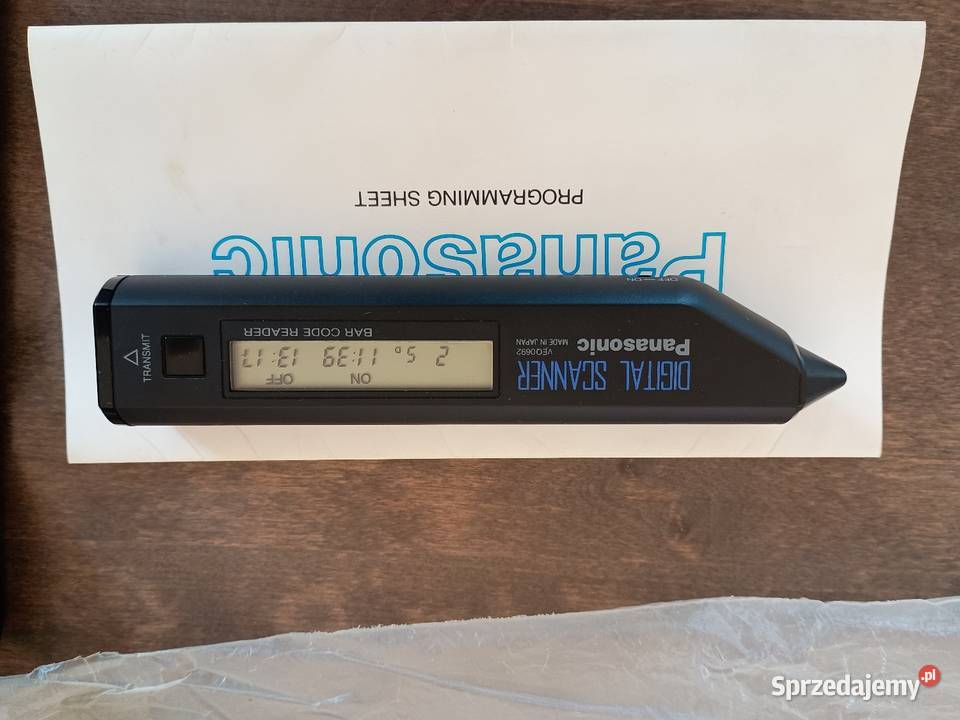 Skaner kodów kreskowych Panasonic digital Magnetowidy Sławno