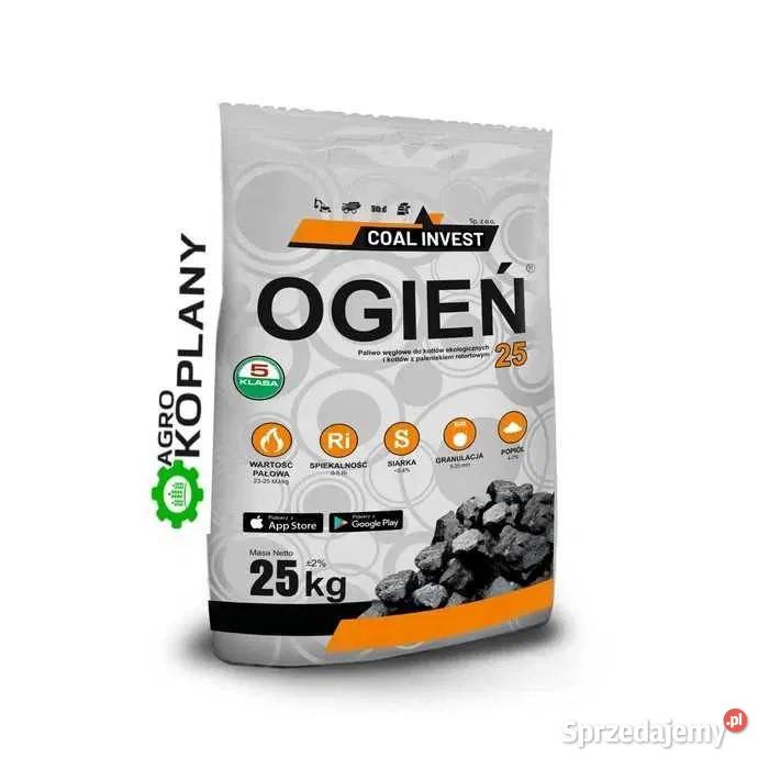 Węgiel groszek ogień ultra 29 MJ dawniej Juchnowiec Górny