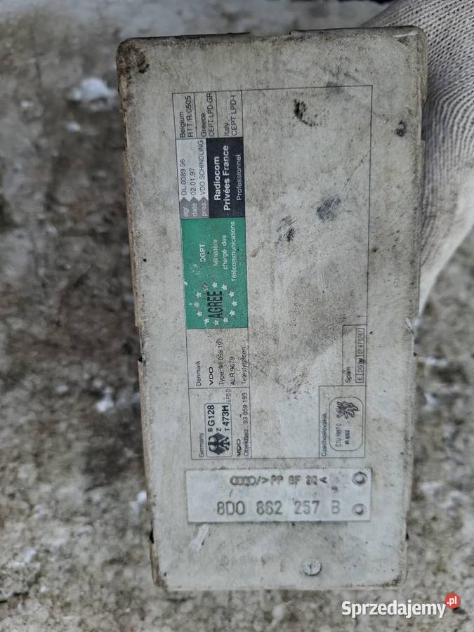 Pompka Zamka Centralnego Audi A4 B5 8D0862257B Pozostałe Wisznice