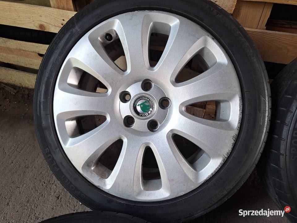 Alufelgi 5x112 17 ET49 SKODA Octavia Superb koła kujawsko-pomorskie Choceń sprzedam