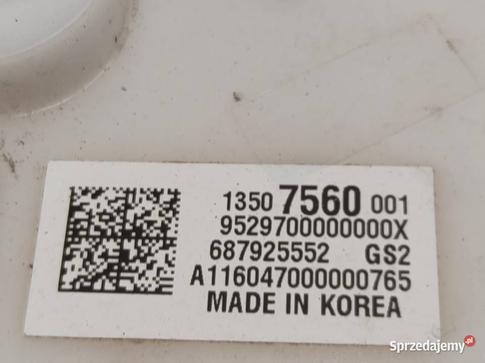 Pompa Paliwa Opel Karl 13507560 wielkopolskie Pleszew