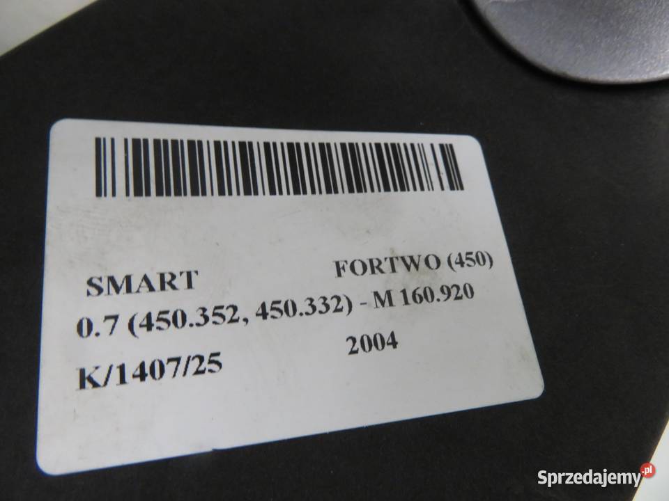 LUSTERKO LEWE SMART FORTWO 450 EB2 osobowe sprzedam