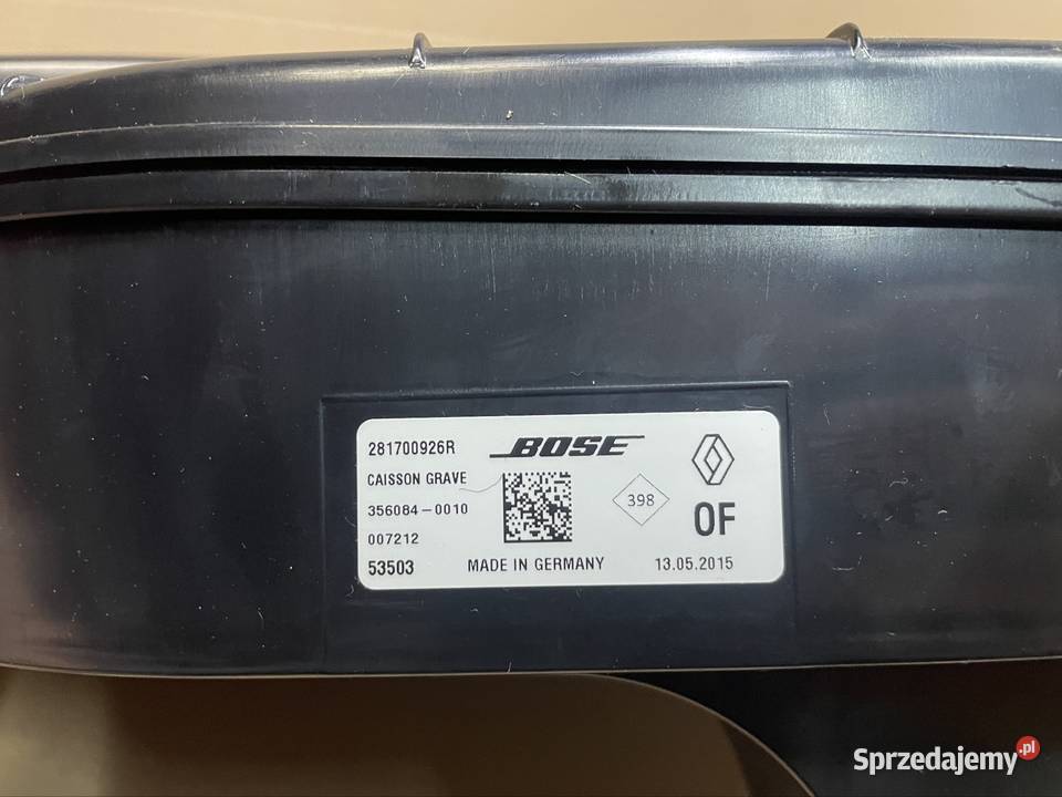 281700926R głośnik subwoofer bose renault space Szczecin sprzedam