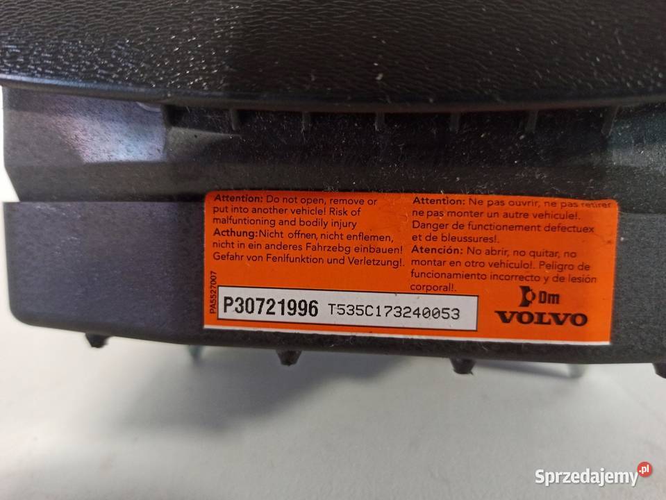 VOLVO S80 V70 AIRBAG PODUSZKA KIEROWCY 30721996 dolnośląskie