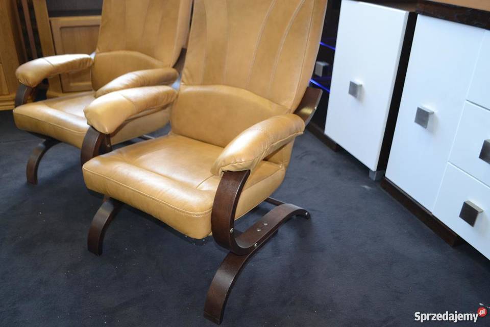 Nowy Fotel GALA Finka 100 SKÓRA 2 WYPRZEDAŻ 30 opolskie Olesno