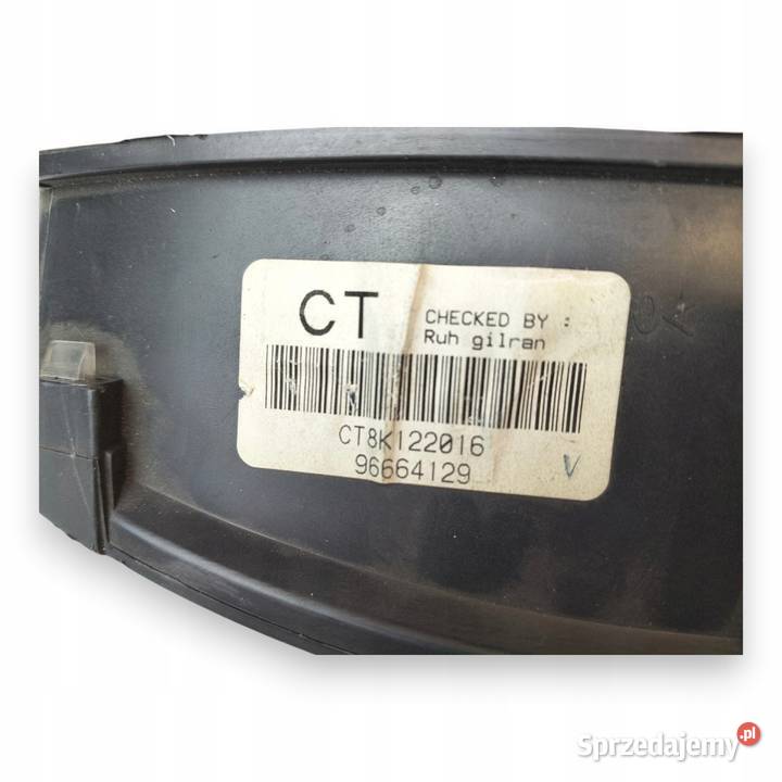 LICZNIK ZEGARY 96664129 Chevrolet Matiz 08 6V Chełm