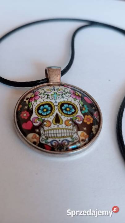 Naszyjnik na rzemyku czaszka Uniseks Nowy Sącz sprzedam