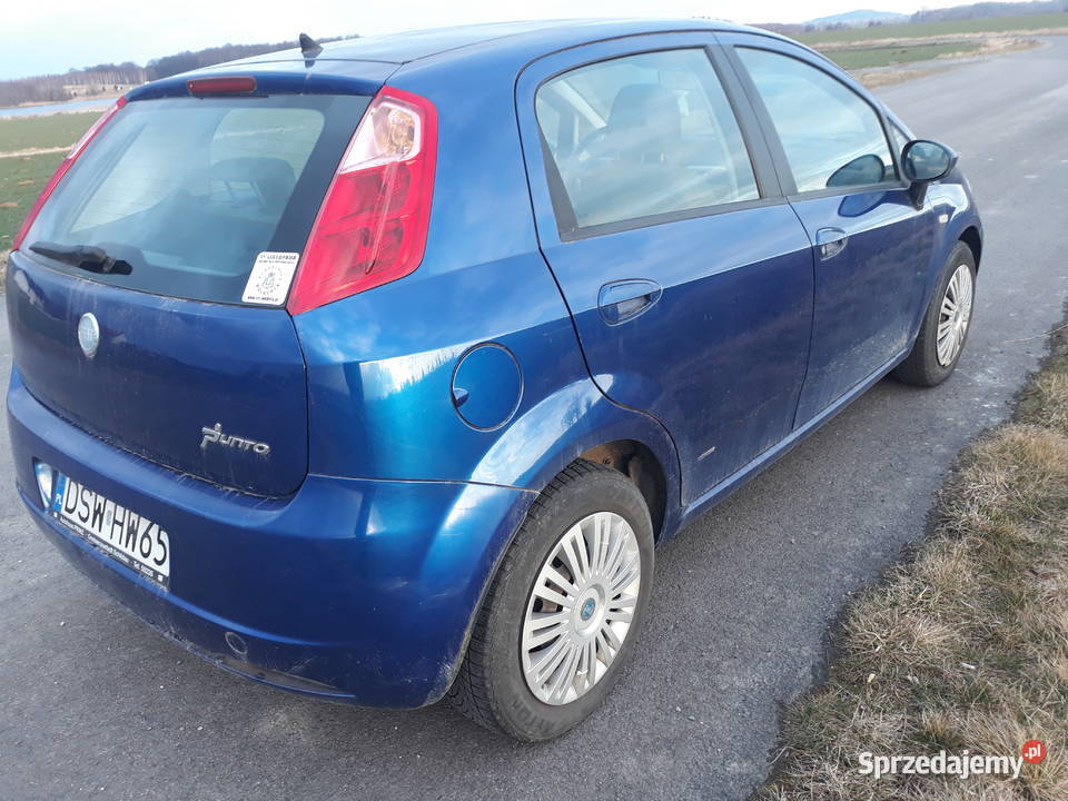 Fiat Grande Punto 14 8v benzyna bogata wersja1 kurtyny powietrzne dolnośląskie