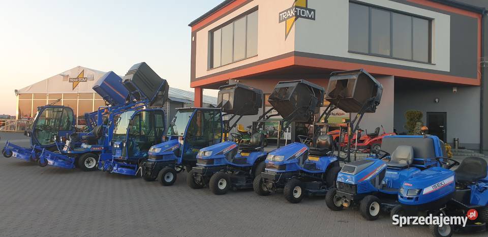 Traktorek kosiarka Iseki SXG19 górny wysyp kosza Kobiele Wielkie