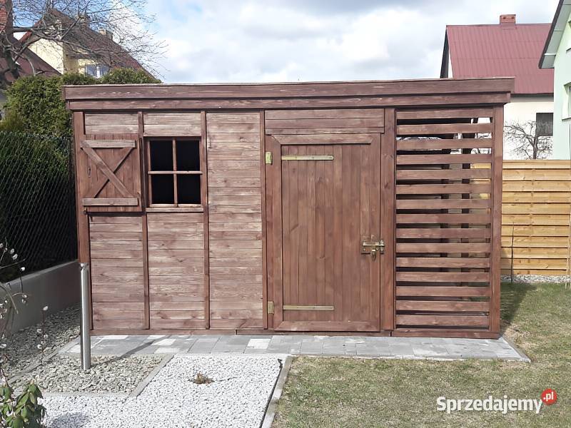 DOMEK DOMECZEK ZEBRA OGRODOWY 4x3 DACH 1SPADOWY Domki narzędziowe Parzymiechy sprzedam