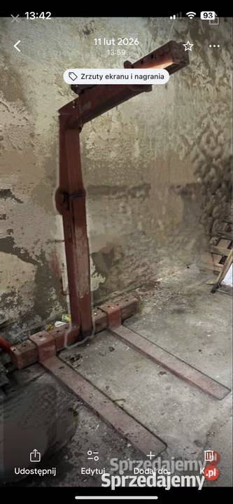 Widły do palet z HDS sprzedam