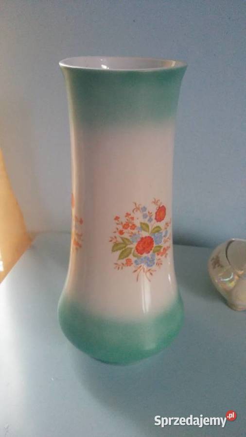 Duzy wazon Ćmielów 33 gruba porcelana łódzkie Łódź