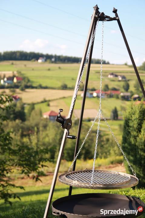 Ruszt do grilla okrągły nierdzewny grillowy na Skawina