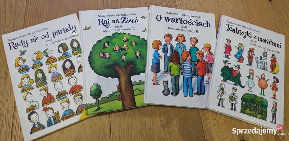 Książki dzieci z morałem x 4 kujawsko-pomorskie Toruń sprzedam