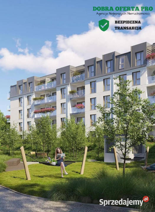 3 pokoje Oxygen Park z widokiem na zieleń Gdańsk