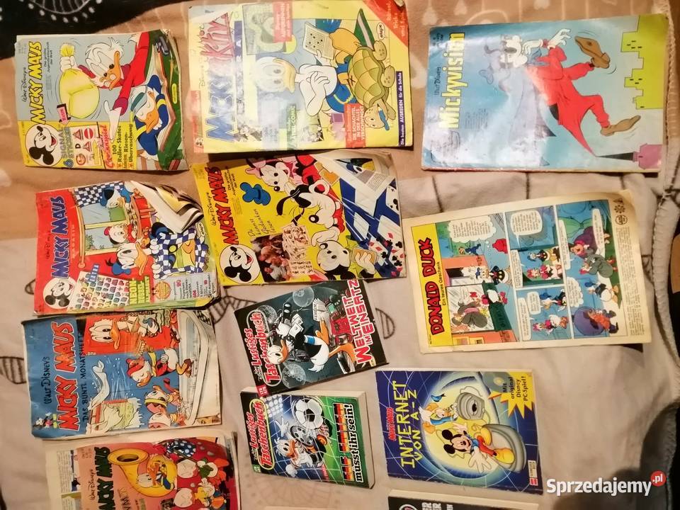 komiksy kaczor donald i myszka miki 1952 dolnośląskie Legnica