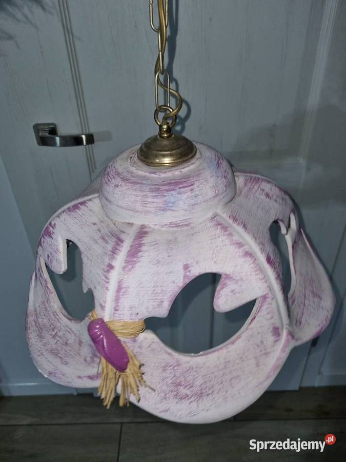 Lampa wisząca gipsowa wielkopolskie Wola Podłężna