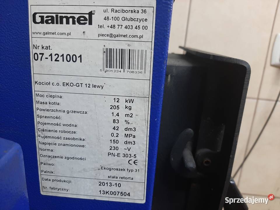 Piec CO Galmet 12 kW Bełchatów