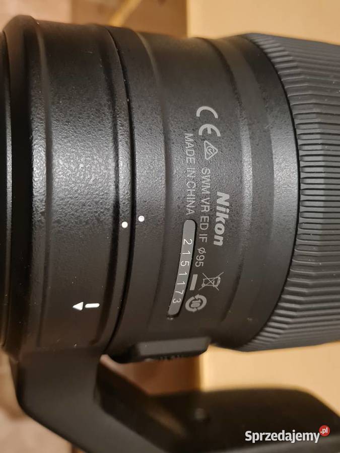 Obiektyw nikon Nikkor 200500mm f56 E AFS ED VR Katowice