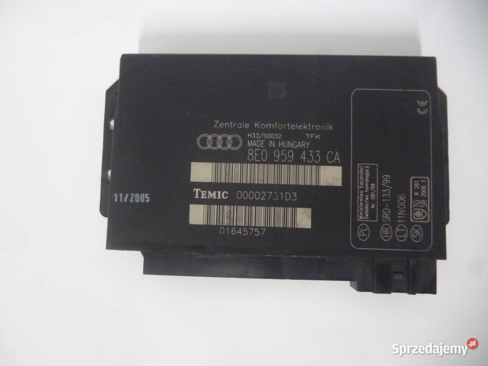 MODUŁ SENSOR STEROWNIK KOMPUTER AUDI VW SEAT