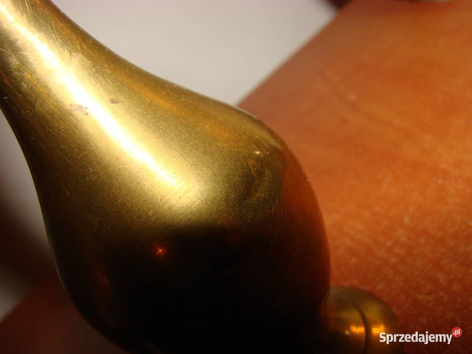 mosiężny wazonik Pruszcz Gdański