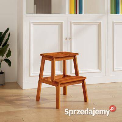 vidaXL Stołek ze schodkiem 40x38x50 lite drewno Krzesła mazowieckie Warszawa