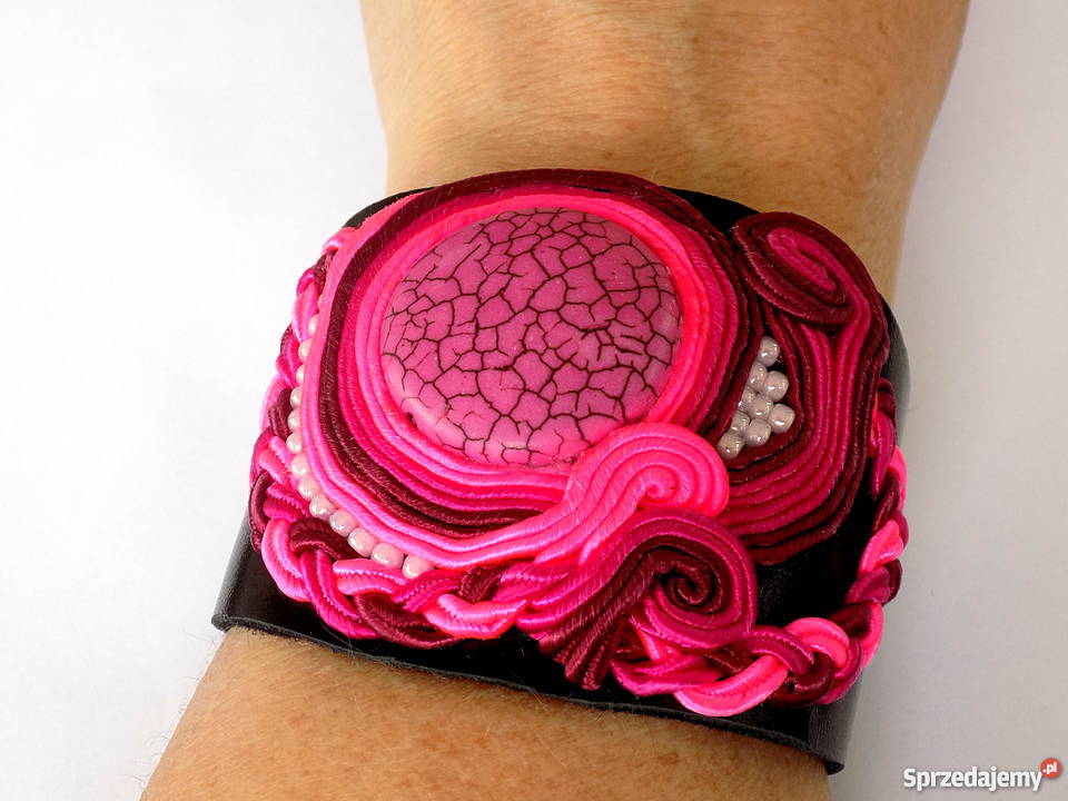 BRANSPLETA SUTASZ NA SKÓRZE KOLCZYKI Warszawa