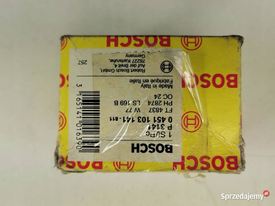 FILTR OLEJU BOSCH FIAT CINQUECENTO 07 RENAULT 11