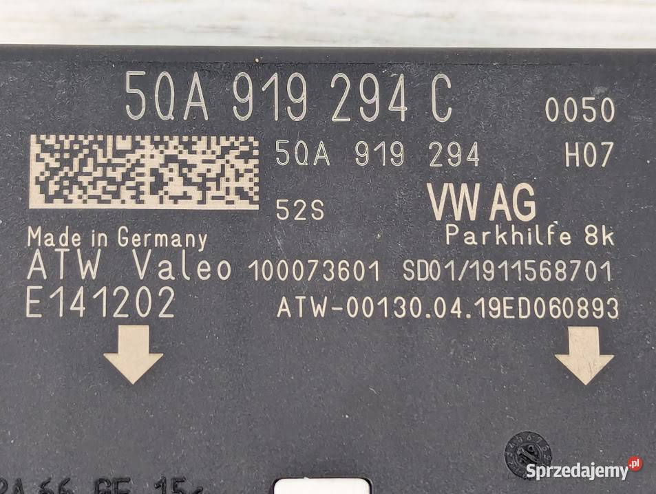 MODUŁ STEROWNIK CZUJNIKÓW PARKOWANIA PDC SKODA sprzedam