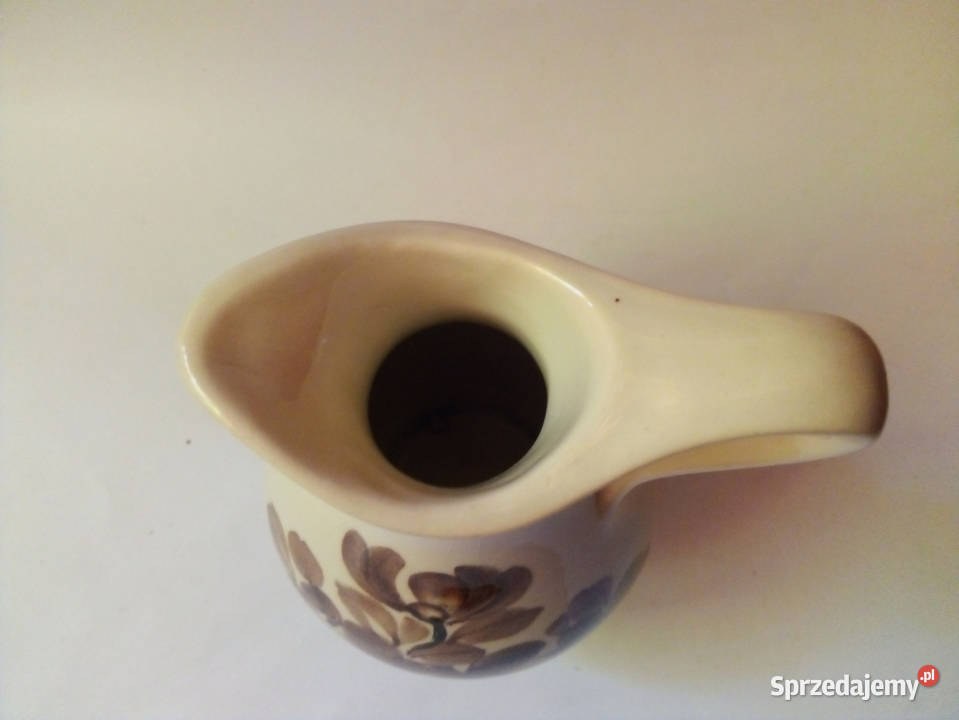 wazon dzbanek fajans Koło vintage PRL Częstochowa