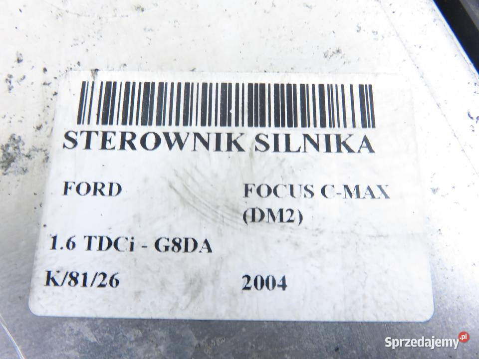 STEROWNIK FORD FOCUS C DM2 16 TDCi 3M5112A650MD