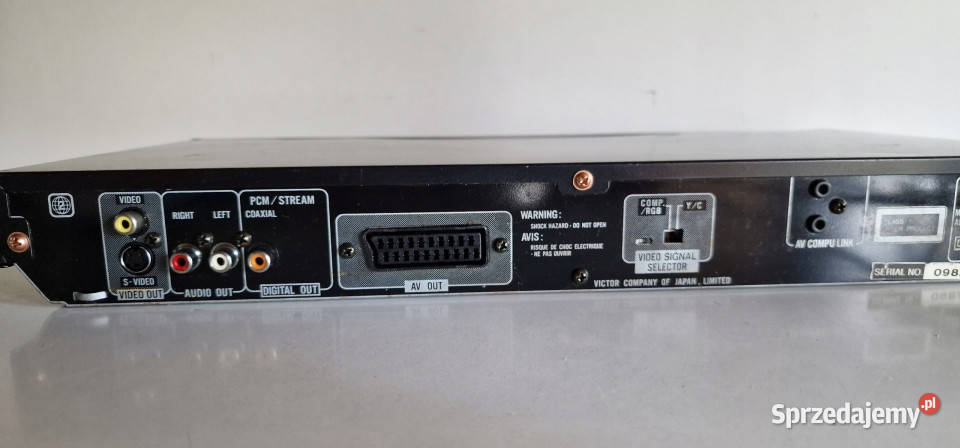DVD CD player odtwarzacz JVC XVN30 XV N30 Międzychód