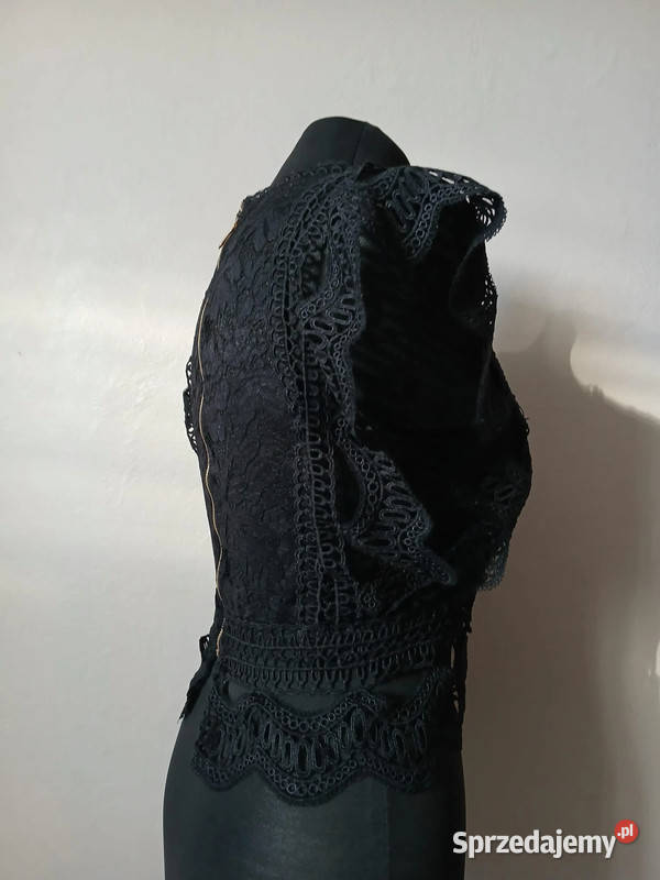 Ażurowy czarny topbluzka damskarozmiar Sxs świętokrzyskie Kielce