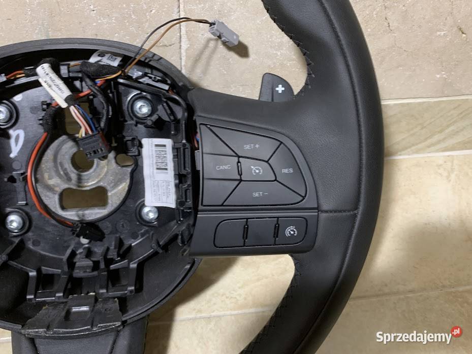 Kierownica multifunkcyjna skóra skórzana łopatk Barwałd Dolny