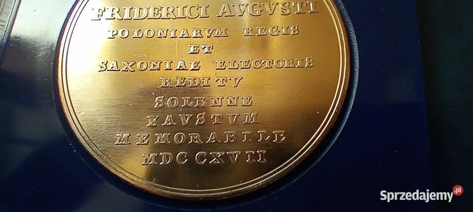 Stare monety Medal August II Mocny 269 Lesko