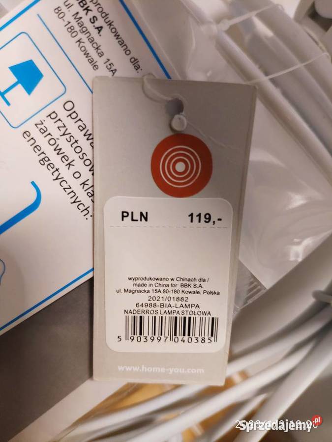 Lampa nocna Naderros Częstochowa