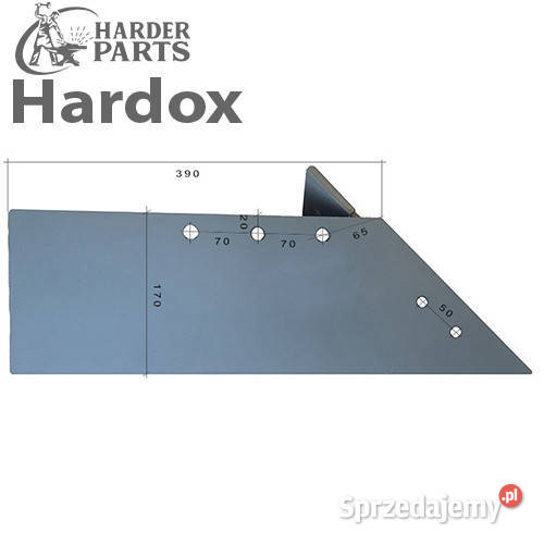 Lemiesz 300hektarów HARDOX 13200005P części do podlaskie Suwałki